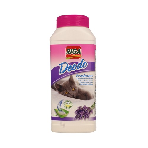 RIGA Desodorizante para arena con aroma lavanda RIGA DEODO 750 gr,