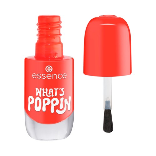 ESSENCE tono 18 What´s poppin naranja mandarina Esmalte de uñas en gel de larga duración.
