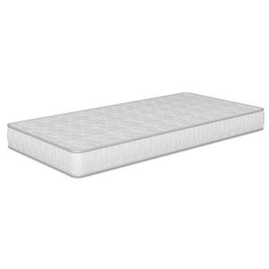 Colchón para cuna de 10x57x117cm, espuma acolchado rizo.
