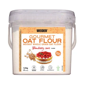 WEIDER Harina de avena sabor tarta de fresa WEIDER 1,9 kg.
