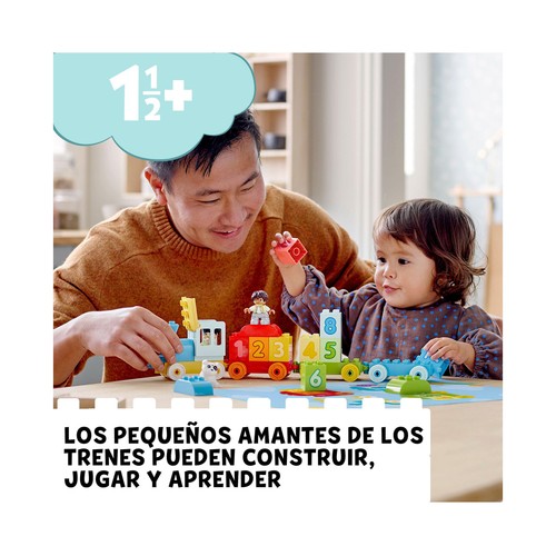 Juego de construcciones Tren de los Números: Aprende a Contar con 23 piezas, LEGO DUPLO 10954.