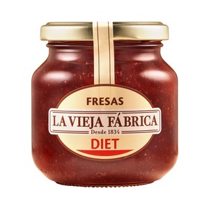 Imagen de LA VIEJA FÁBRICA Mermelada de fresa sin azùcar añadida Diet 280 g.