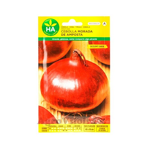 Semillas cebolla morada de amposta, HA HUERTO Y JARDÍN.