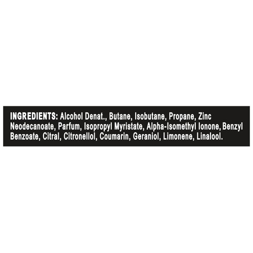 AXE Black vainilla Desodorante en spray para hombre antitranspirante hasta 72 horas 150 ml.