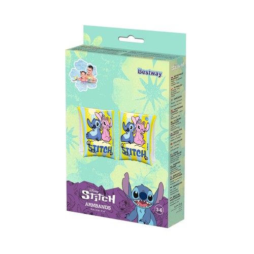 Manguitos Lilo & Stitch 23cm x 15cm. BESTWAY