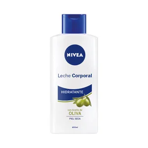 NIVEA Leche corporal hidratante con aceite de oliva para pieles secas 400 ml.