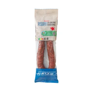 ALCAMPO CULTIVAMOS LO BUENO Sarta de chorizo picante de categoría extra (50% raza Duroc) 280 g.
