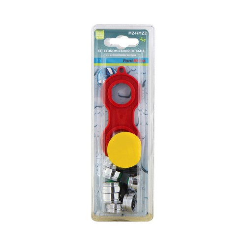Kit de Atomizadores Economizadores + Llave de Apriete + Adaptadores para Disntintos Calibres de Grifo FONTBRICO 1 Unidad