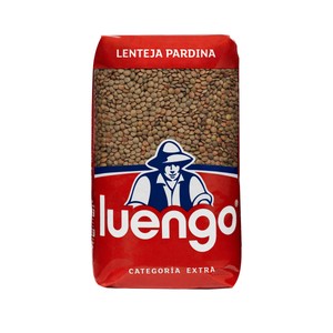 Imagen de LUENGO Lentejas Pardina en paquete de 1 kg.