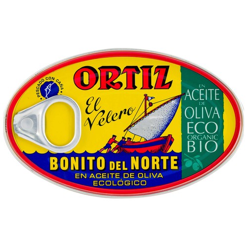 ORTIZ Bonito del Norte en aceite de oliva ecológico 112 g.