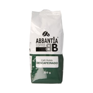 Café molido descafeinado 250 g.