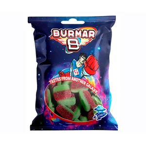 BURMAR Caramelos de goma, tajadas de sandía ácida 100 g.
