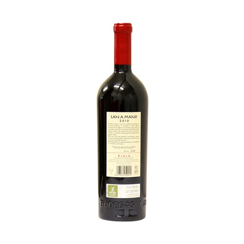 LAN A MANO Vino tinto reserva con D.O. LAN A mano botella de 75 cl.