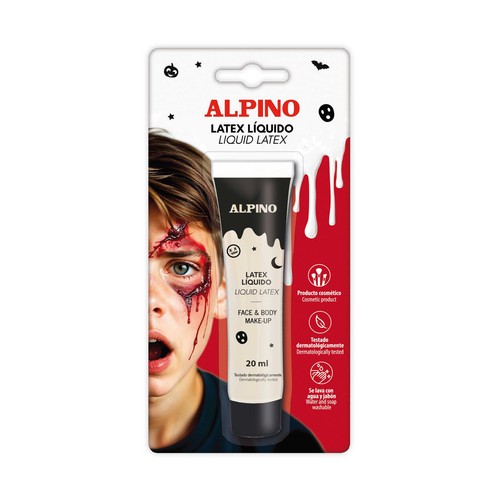 Blíster 20 ml látex, líquido para maquillaje FX. ALPINO