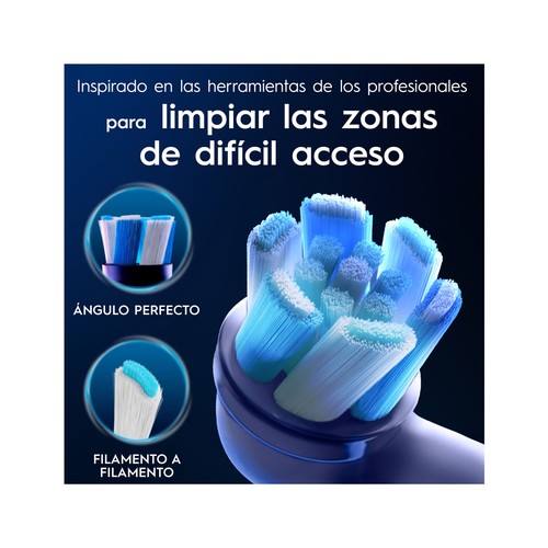 ORAL-B iO Ultimate clean Pack de 4 cabezales de recambio Braun.