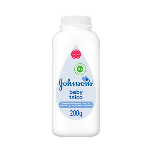 JOHNSON'S Polvos de talco absorvedores de la humedad JOHNSON'S Baby 200 g.