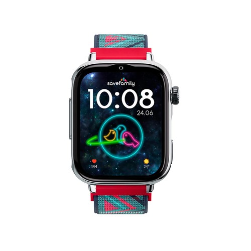 Smartwatch SAVEFAMILY SaveWatch Plus 2, Esfera Plata, Correa de Tela Tribeca"..