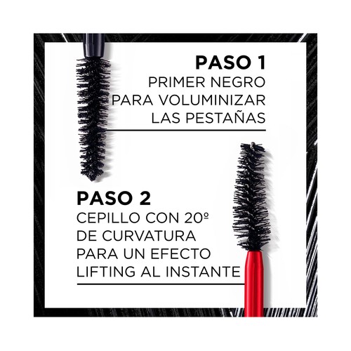 L´ORÉAL PARIS Pro xxl lift Tono negro Mascara de pestaás con Pro-keratina, con efecto volumen y lifting.