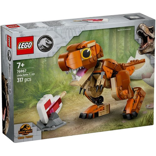LEGO Jurassic World Little Eatie: T. Rex Kit de Construcción 76967, 317 piezas, +7 años.