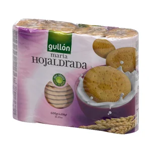 GULLÓN Galletas María hojaldrada 600 g.