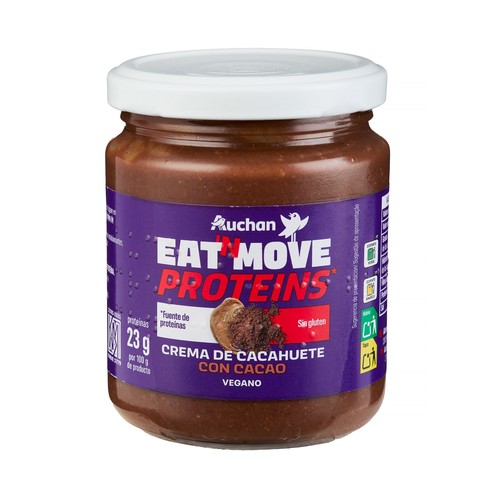 PRODUCTO ALCAMPO Crema de cacahuete con cacao 250 gr.