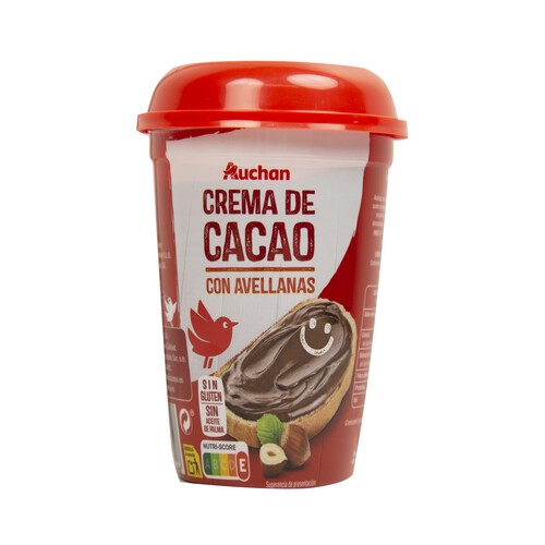 Crema de cacao con avellanas para untar PRODUCTO ALCAMPO 500 gr,