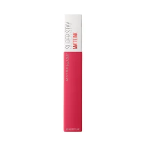 MAYBELLINE  Super stay matte ink tono 155 Savant  Pintalabios líquido con acabado mate y de larga duración.