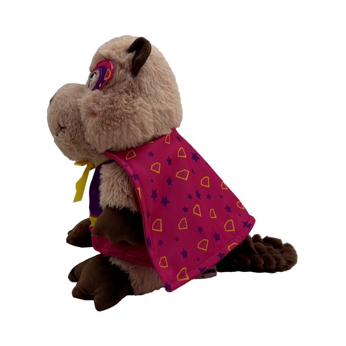 Peluche Castor Julia Superhero Chica 28 cm ONE, TWO FUN