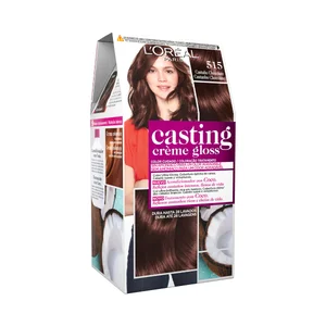 L´ORÉAL PARIS Baño de color tono 515 Castaño chocolate L"ORÉAL PARIS Casting créme gloss.