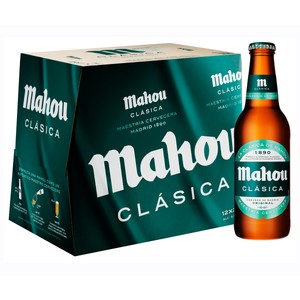 Imagen de MAHOU CLASICA Cervezas pack 12 uds. x 25 cl.