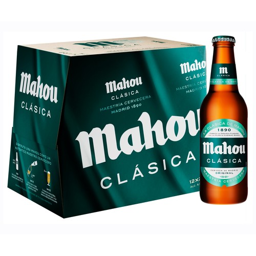 MAHOU CLASICA Cervezas pack 12 uds. x 25 cl.