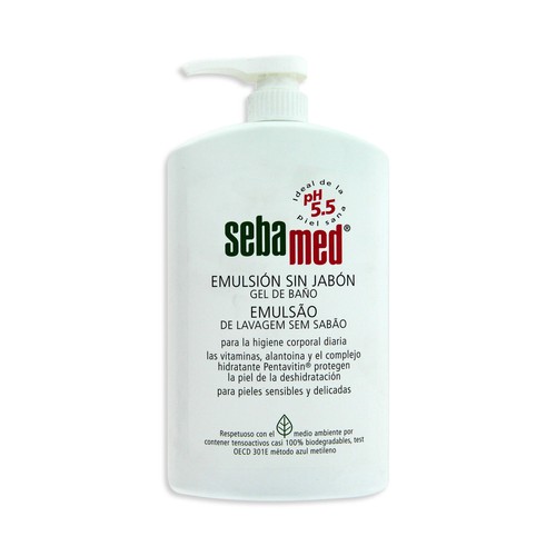 Emulsión de baño sin jabón SEBAMED 1000 ml.
