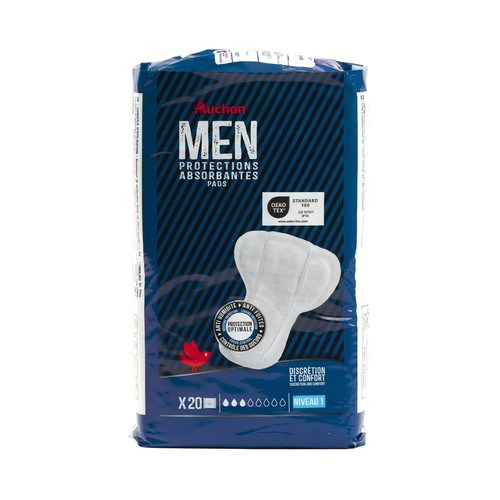 PRODUCTO ALCAMPO Compresas de hombre para incontinencia leve o moderada 20 uds.