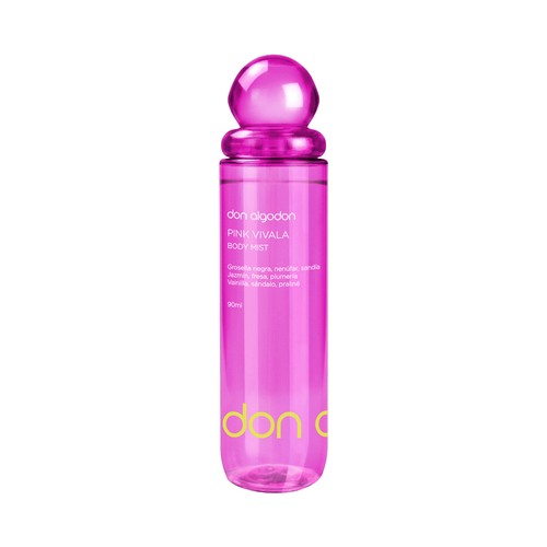 DON ALGODON Pink vivala Body mist para mujer con vaporizador en spray 90 ml.