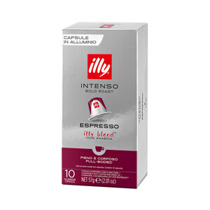 ILLY Café espresso Intenso en cápsulas ILLY 10 uds. 57 g.