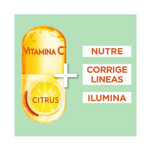 GARNIER Bio Crema de dia iluminadora, con vitamina C, para pieles apagadas 50 ml.