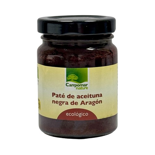 CAMPOMAR NATURE Paté de aceituna negra de Aragón ecológica 100 g.