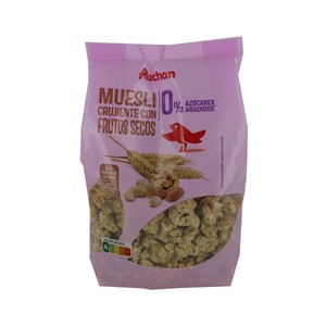 Imagen de PRODUCTO ALCAMPO Muesli crujiente con frutos secos sin azúcares añadidos 500 g.