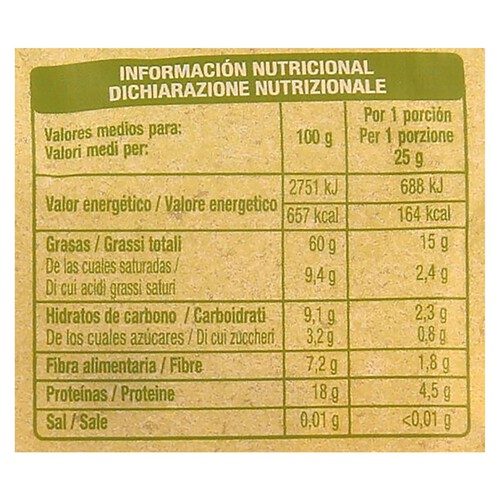 ALCAMPO ECOLÓGICO Cocktail frutos secos naturales ALCAMPO ECOLÓGICO 150 g.