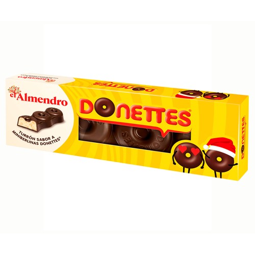 EL ALMENDRO Turrón de chocolate Donettes 150 g.