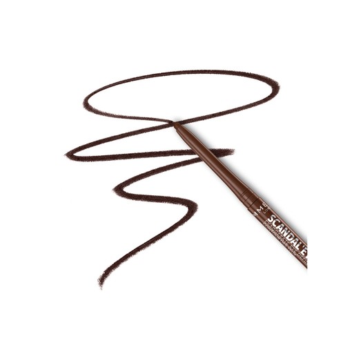 RIMMEL Scandal eyes  tono 002 Chocolate brown Lápiz de ojos resistente al agua (waterproof) y de larga duración.