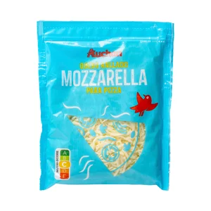 AUCHAN Queso mozzarella rallado especial pizzas 200 g Producto Alcampo.