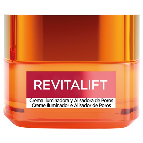 L´ORÉAL PARIS Revitalift Crema alisadora de poros, que ilumina y reduce líenas de expresión 50 ml.