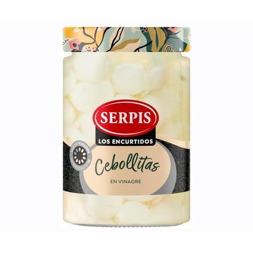 SERPIS Cebollitas en vinagre 180 g.