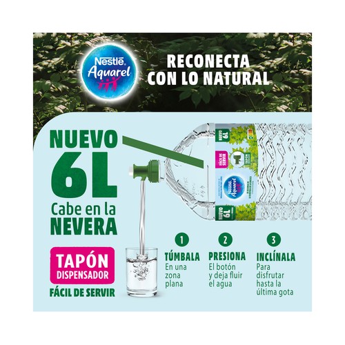 AQUAREL Agua mineral garrafa de 6L.