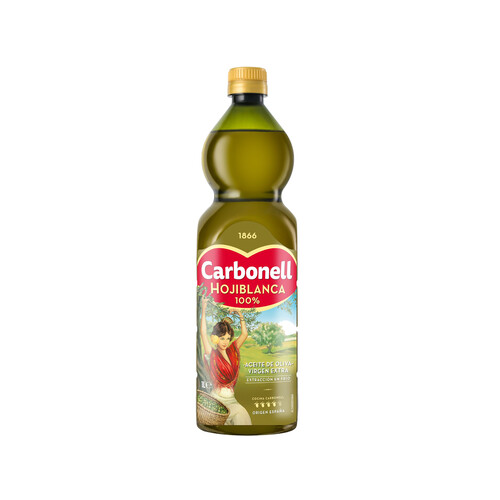 CARBONELL Aceite de oliva virgen extra 100% Hojiblanca botella de 1 l.