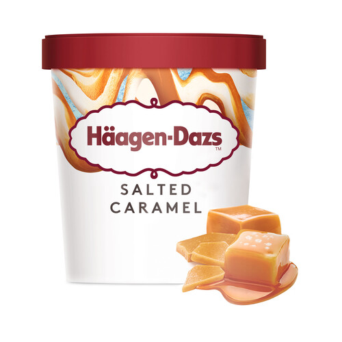 HÄAGEN-DAZS Tarrina de helado de caramelo con un toque de sal 460 ml.