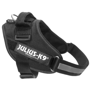 JULIUS K9 Arnés regulable para perros con reflectante color negro JULIUS K9 talla 0 (14-25 kg) 1 ud.