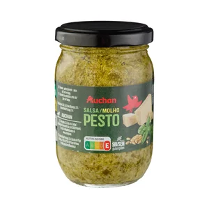 PRODUCTO AUCHAN Salsa de pesto verde 185 g.