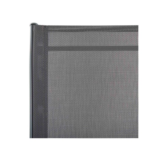 Silla acero-textileno de 98x70x54cm, GARDENSTAR color gris